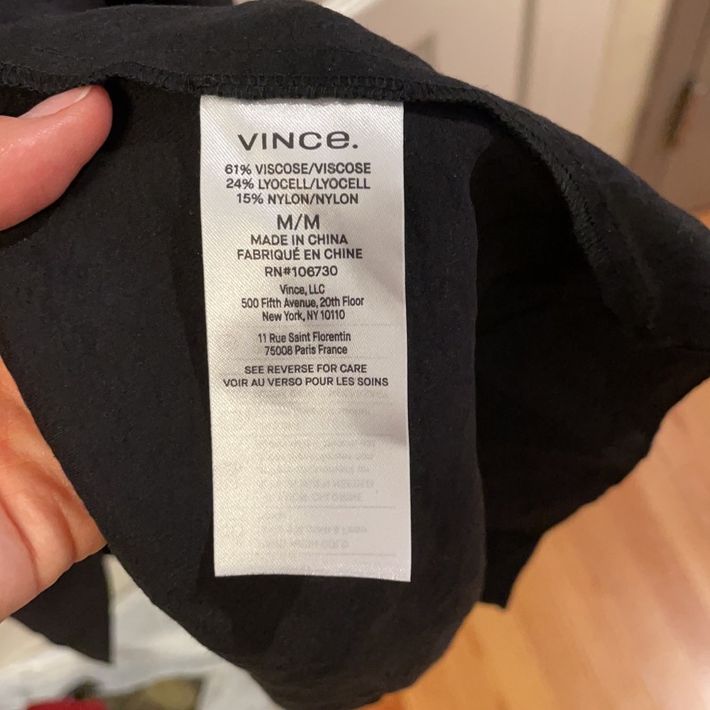 Vince asymmetric one shoulder little black dress - Picture 4 of 4